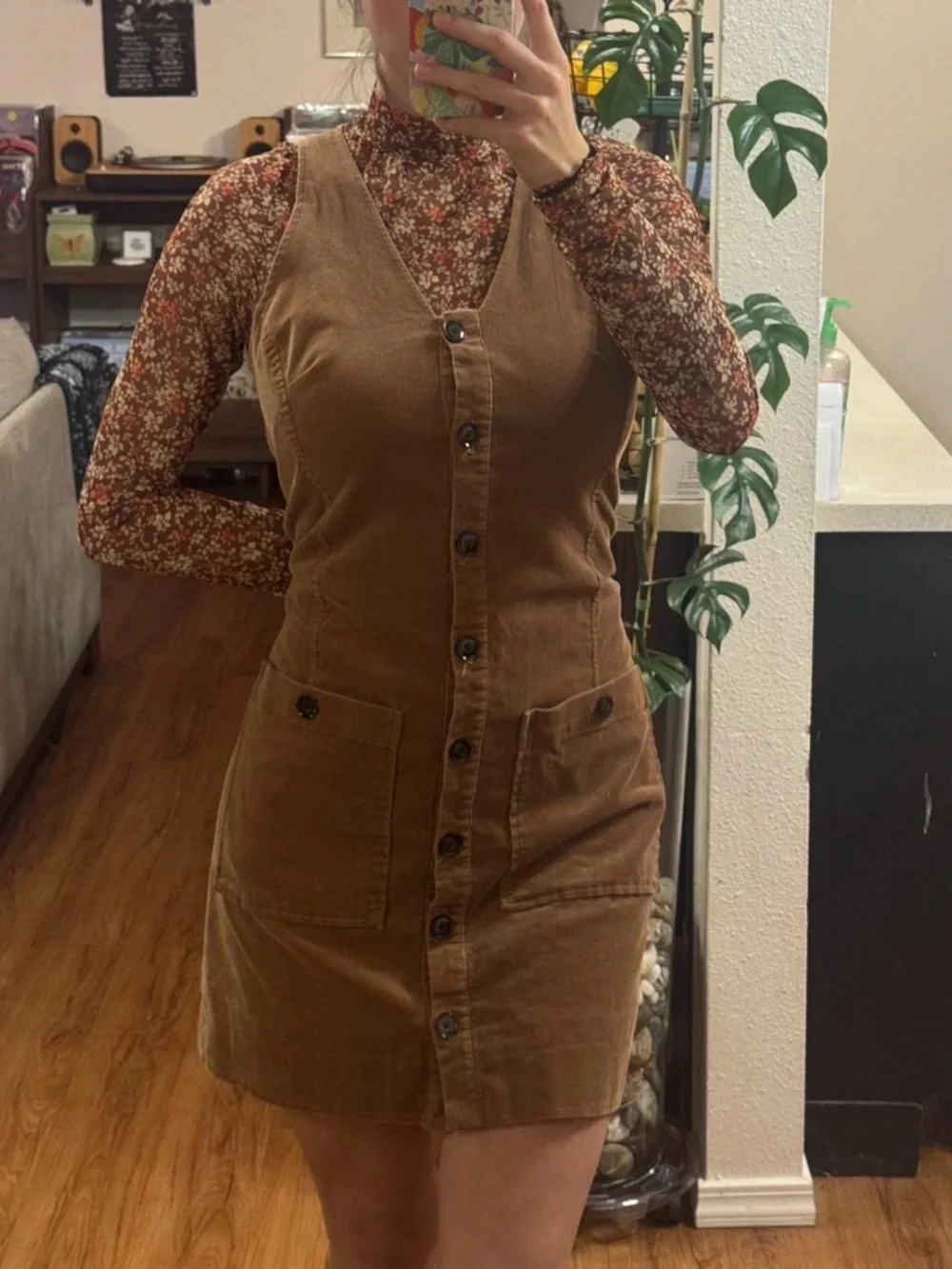 Banana Republic Brown mod dress